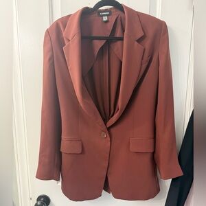 Express Women's Terracotta Blazer